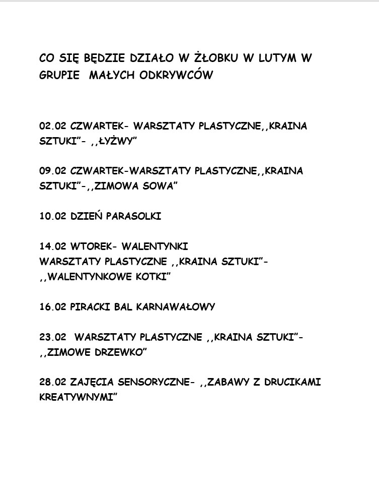 Luty zlobek mali odkrywcy