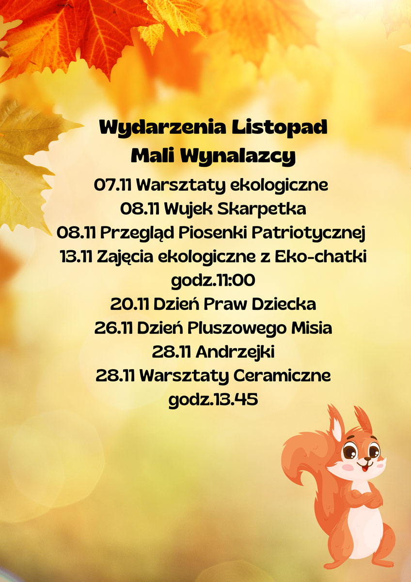 Listopad Wynalazcy przed