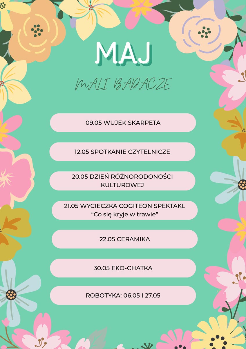 MaliBadacze maj przedszkole einsteinek