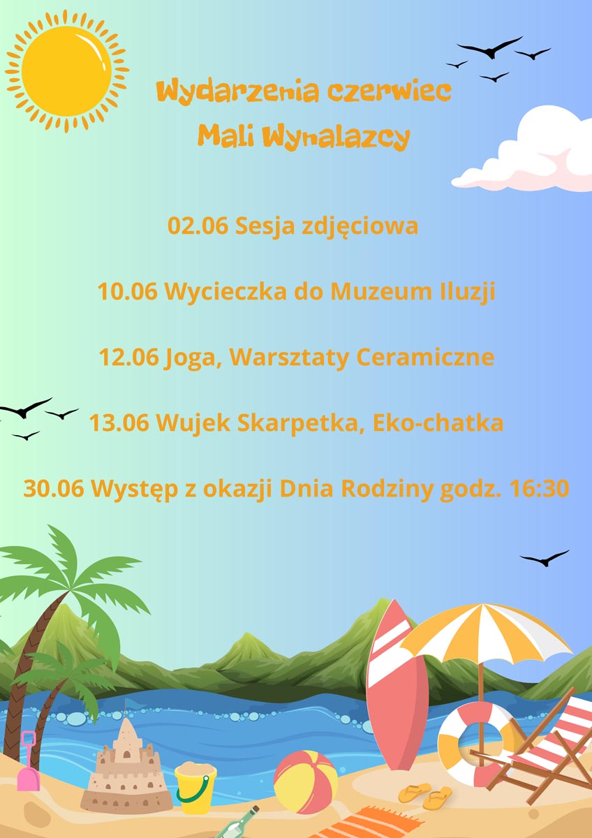 MaliWynalazcy czerwiec przedszkole einsteinek